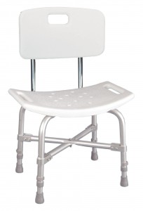 Deluxe Bariatric Shower Chair with Cross-Frame Brace and Handles